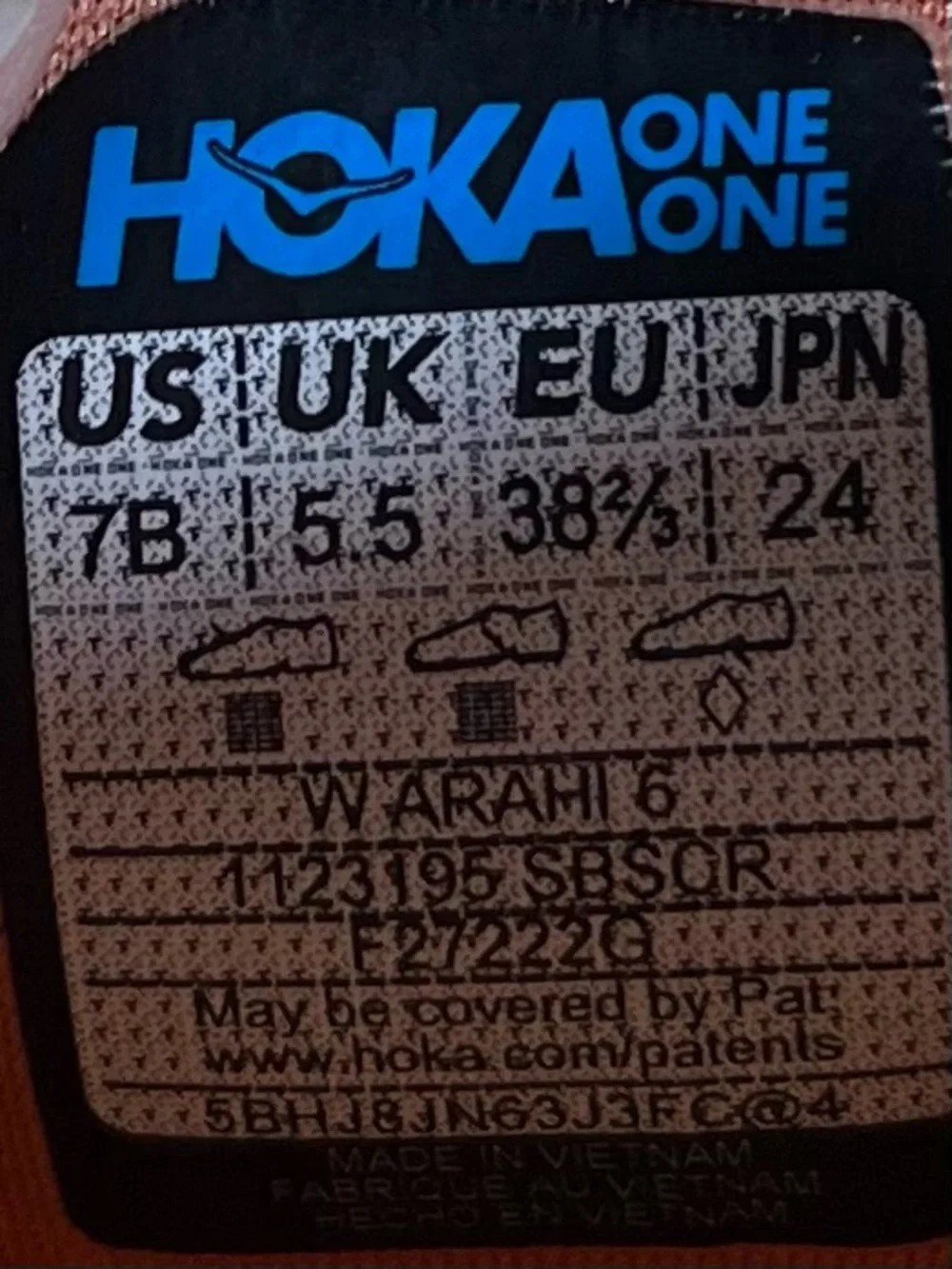 Hoka One One Arahi 6 Womens Size 7 Running Shoes Sneakers Sun Baked Orange
